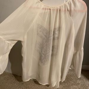 Sheer Bohemian style top